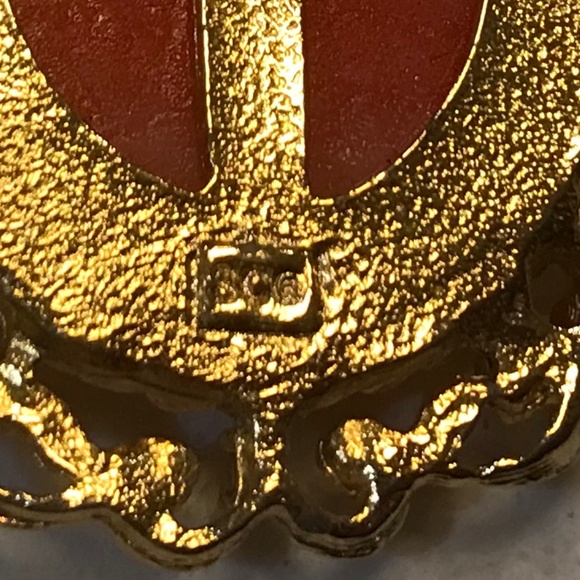 Sarah Cov unique vintage mother & child cameo brooch / pendant - Picture 9 of 10